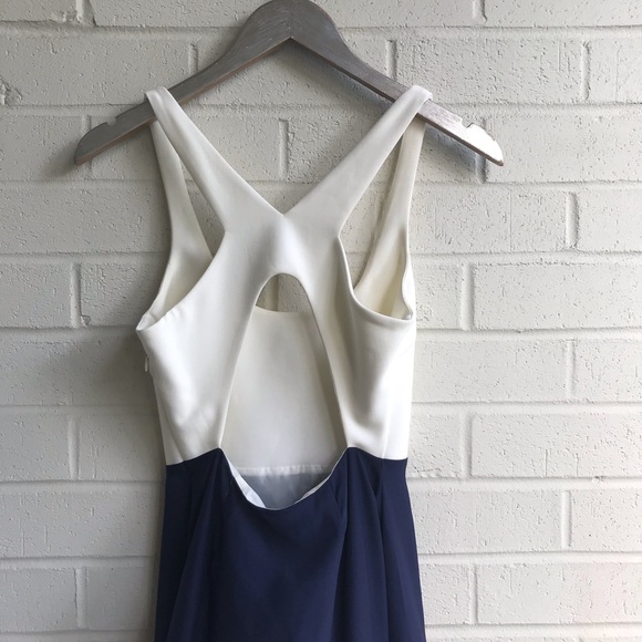 Revolve Likely Color Block Chiffon Cut Out Dress - Picture 8 of 10